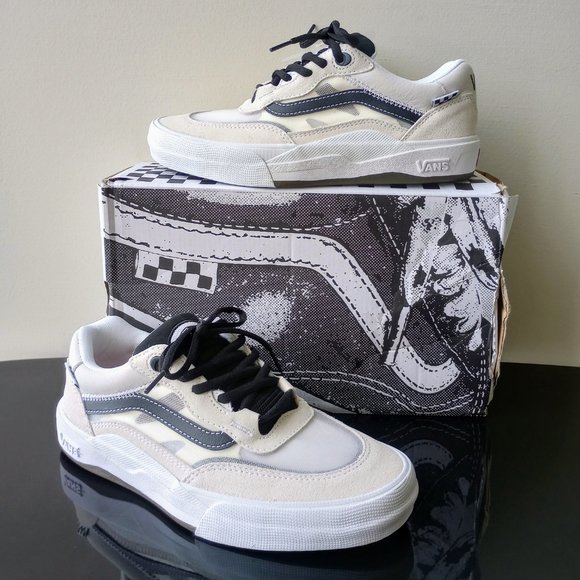 Vans Men's Wayvee Suede Mesh Sneaker in Nice Marshmallow / White - Picture 3 of 14